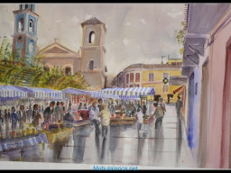 Concurso de Pintura al aire Libre en Mula 2012